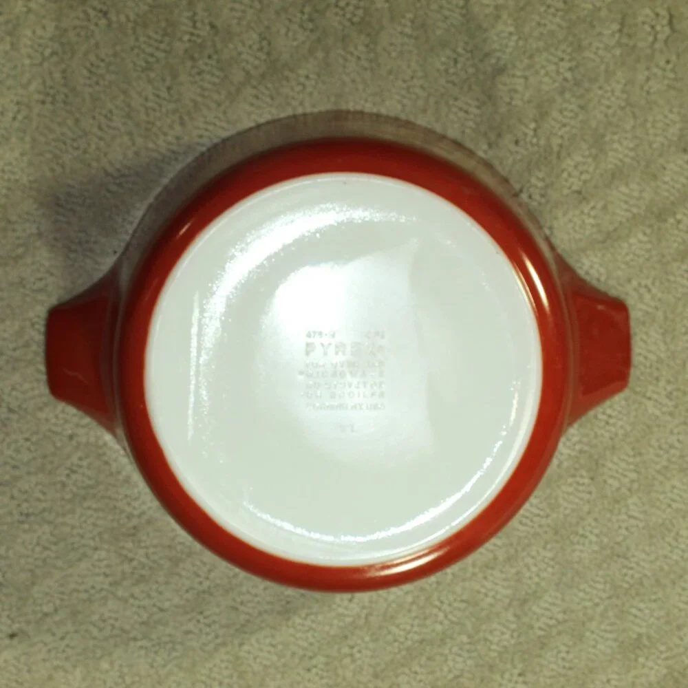 Pyrex Autumn Harvest Casserole Set Of 3 With Matching Lids #475B, #474B, #473B